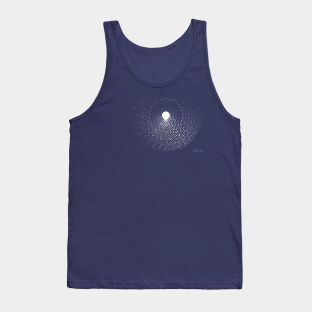 Blue Void Tank Top by PeteZ